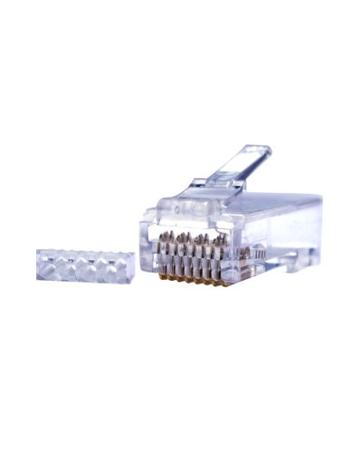 Коннекторы 8P8C UTP Cat.6 50U (RJ-45) (100шт) (10-0208). Разъем RJ-45. SUPRLAN в Твери