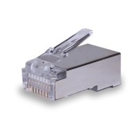 Коннекторы 8P8C FTP Cat.5e (RJ-45) 2pb (100шт) (10-0234). Разъем RJ-45. SUPRLAN