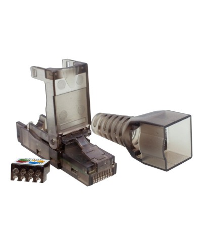 Коннектор 8P8C UTP 6A (RJ-45) безынструментальный (10-0239). Разъем RJ-45. SUPRLAN в Твери