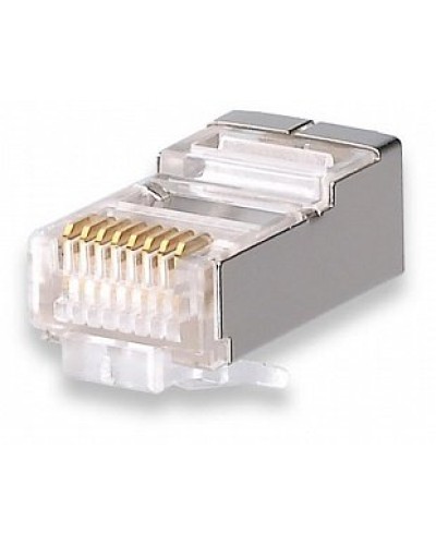 Коннекторы 8P8C FTP Cat.5e 3U (RJ-45) (100шт) (10-0201). Разъем RJ-45. SUPRLAN в Твери