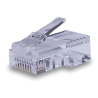 Коннекторы 8P8C UTP Cat.5e 50U (RJ-45) (100шт) (10-0207). Разъем RJ-45. SUPRLAN