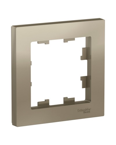 AtlasDesign рамка 1-местная, шампань (ATN000501). Рамка. Systeme Electric в Твери
