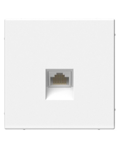 ArtGallery розетка RJ45, кат. 6Е, скрытой установки, механизм, белый (GAL000186). Розетка компьютерная. Systeme Electric в Твери