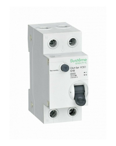 City9 Set 1P+N С 10А 4.5kA 30мА A 230В (C9D55610). Автоматический выключатель дифференциального тока. Systeme Electric в Твери