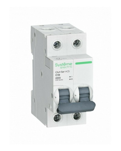 City9 Set 2P 50А 4.5kA С (C9F34250). Автоматический выключатель. Systeme Electric в Твери