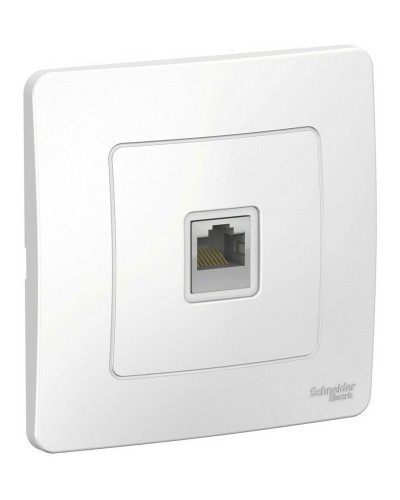 BLANCA розетка RJ45 1-местная, кат. 5Е, скрытой установки, белый (BLNIS045001). Розетка компьютерная. Systeme Electric в Твери