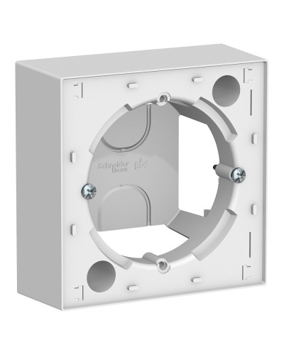 AtlasDesign коробка для наружного монтажа, белая (ATN000100). Коробка для наружного монтажа. Systeme Electric в Твери