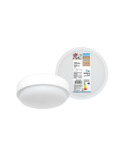 ДПП 3901 8Вт 6500К IP65 белый круг (SQ0366-0148). Светодиодный светильник LED. TDM ЕLECTRIC в Твери