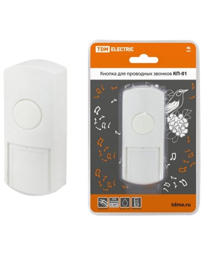КП-01 (SQ1901-0019). Кнопка для проводных звонков. TDM ЕLECTRIC в Твери