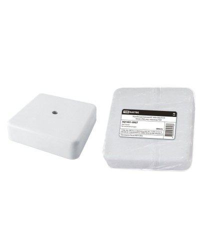 Коробка КР 100х100х29 ОП белая, IP40 (SQ1401-0907). Распаячная коробка. TDM ЕLECTRIC в Твери