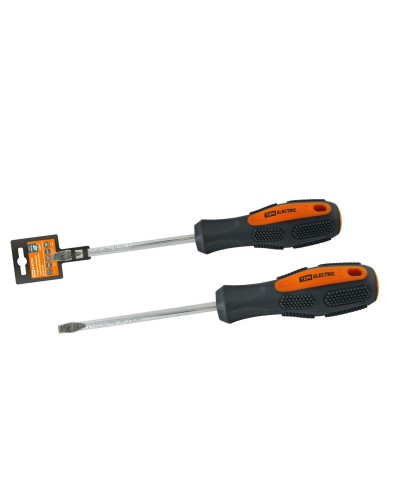 Отвертка шлицевая двухкомпонентная CR-V, тип SL5.0x150 "Алмаз" TDM (SQ1006-1007): Отвертка шлицевая двухкомпонентная в Твери