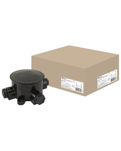 КЭМ 2-660-3 ОП D95мм IP65, 3-х рожковая (карболит) TDM (SQ1401-1101). Коробка электромонтажная. TDM ЕLECTRIC в Твери