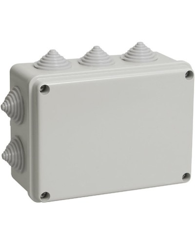 Коробка ОП 150х110х70мм, крышка, IP44, 10 гермовводов (SQ1401-1241). Распаячная коробка. TDM ЕLECTRIC в Твери