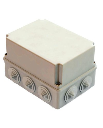 Коробка ОП 190х140х120мм, крышка, IP55, 10 гермовводов (SQ1401-1246). Распаячная коробка. TDM ЕLECTRIC в Твери