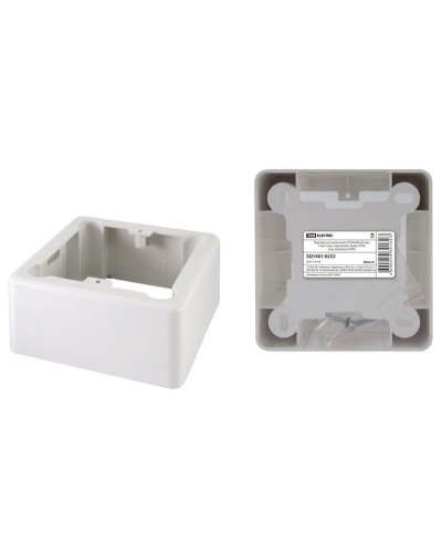Коробка установочная ОП 85х85х42мм, 1-местная, подъемная, белая, IP20 TDM (SQ1401-0232). Коробка установочная ОП. TDM ЕLECTRIC в Твери