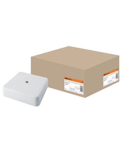 Коробка КР 100х100х29 ОП белая, IP40 (SQ1401-0207). Распаячная коробка. TDM ЕLECTRIC в Твери