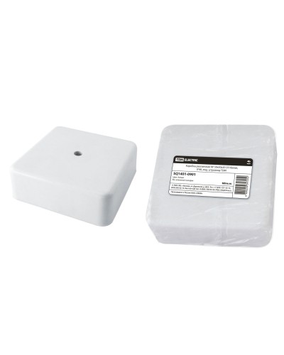 Коробка КР 50х50х20 ОП белая, IP40 (SQ1401-0901). Распаячная коробка. TDM ЕLECTRIC в Твери