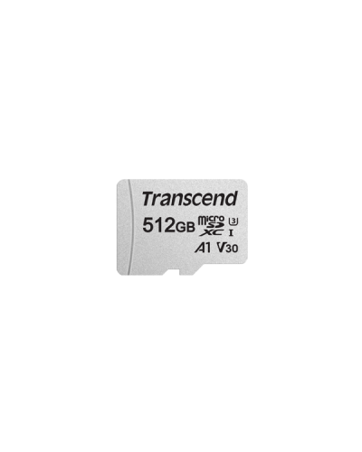 TS512GUSD300S-A. Карта памяти microSDXC, 512 ГБ, Class 10. TRANSCEND в Твери