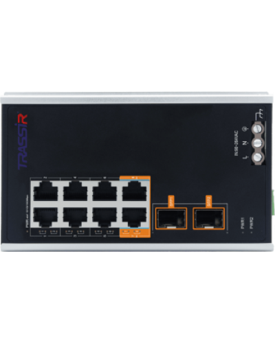 TR-NS15102S-130-8POE. Коммутатор с PoE. Trassir в Твери