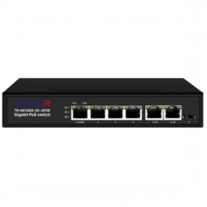TR-NS1406-65-4POE. Коммутатор с PoE. Trassir