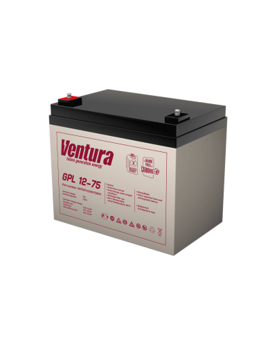 Ventura GPL 12-75. Аккумулятор герметичный свинцово-кислотный. Ventura в Твери