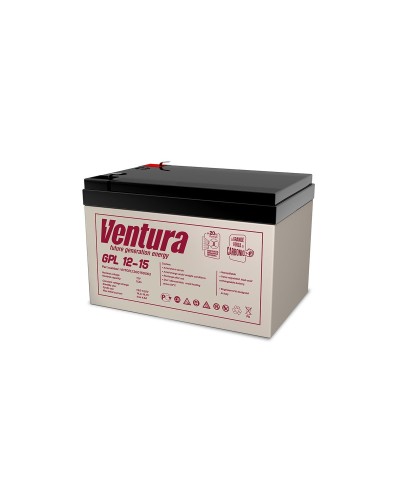 Ventura GPL 12-15. Аккумулятор герметичный свинцово-кислотный. Ventura в Твери