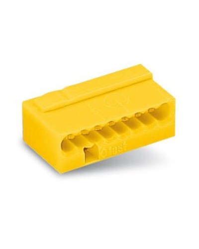 WAGO 243-508 Клемма MICRO 8-проводная желтая. Клемма для распределительных коробок. WAGO в Твери