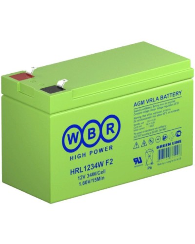 WBR HRL1234W F2. Аккумулятор герметичный свинцово-кислотный. WBR в Твери