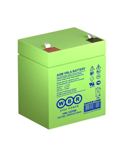 WBR HRL1225W. Аккумулятор герметичный свинцово-кислотный. WBR в Твери