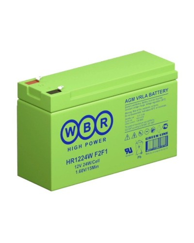 WBR HR1224W F2F1. Аккумулятор герметичный свинцово-кислотный. WBR в Твери