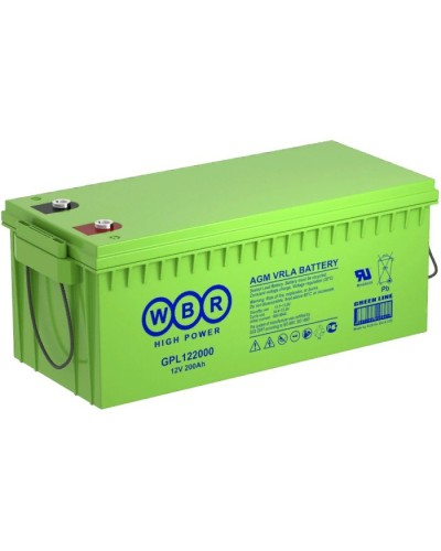 WBR GPL122000. Аккумулятор герметичный свинцово-кислотный. WBR в Твери