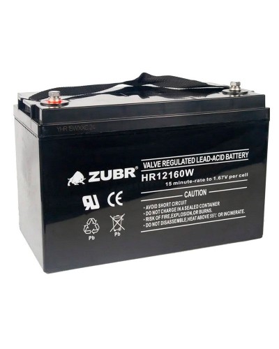 ZUBR HR 12160W (12V, 45Ah). Аккумулятор герметичный свинцово-кислотный. ZUBR в Твери