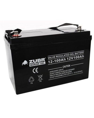 ZUBR MARINE GEL NPG 12-100 (12V, 100Ah). Аккумулятор герметичный свинцово-кислотный. ZUBR в Твери