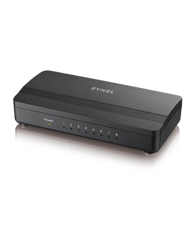 GS-108SV2-EU0101F. Коммутатор 8 портов 1000 Мбит/с, настольный. ZYXEL в Твери