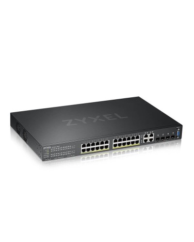 GS2220-28HP-EU0101F. Гибридный L2 коммутатор PoE+. ZYXEL в Твери