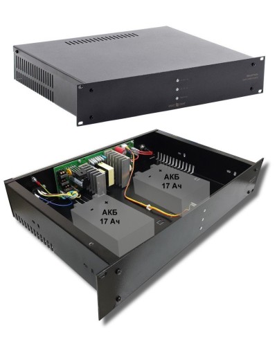 СКАТ-1200И7 RACK (СКАТ ИБП-12/5-2x17-RACK) (2142). Источник вторичного электропитания резервированный. Бастион в Твери
