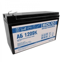 АБ 1209К. Аккумулятор стационарный свинцово-кислотный с регулирующим клапаном. Болид