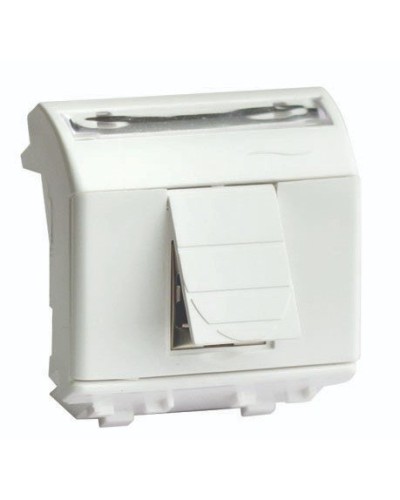Розетка RJ-45 Brava 2 модуля слоновая кость (75450S): Розетка компьютерная с двумя разъёмами в Твери
