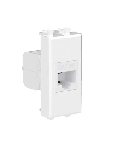 Розетка RJ-45 Avanti 1 модуль белое облако (4400661): Розетка компьютерная, без шторки модульная, кат.5е в Твери
