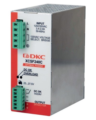 Источник питания однофазный, 240Вт, 5А, 48В (XCSF240DP). Источник питания OPTIMAL POWER однофазный, с ORing диодом. ДКС в Твери