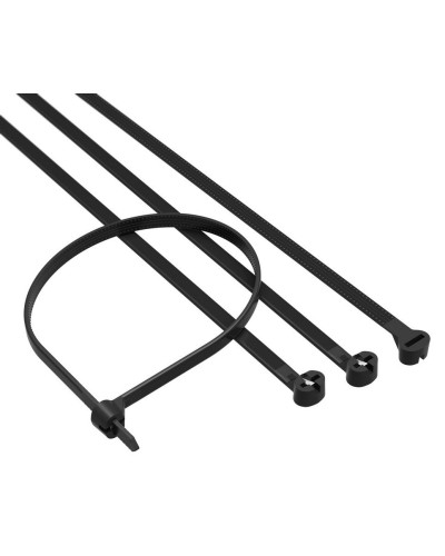 Хомут 3,6x200 P6.6, черный (100шт) (21314SR): Хомут с двойным замком в Твери