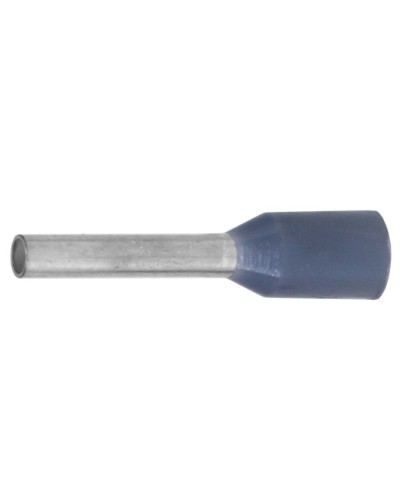 Наконечник-гильза НШВИ 0.75-06, серый (100 шт) (IF0.75-06GR). Наконечник-гильза с изолированным фланцем. ДКС в Твери