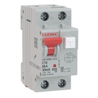 АВДТ YON MDR63 C20 2P 30mA (MDR63-22C20-A). Автоматический выключатель дифференциального тока. ДКС
