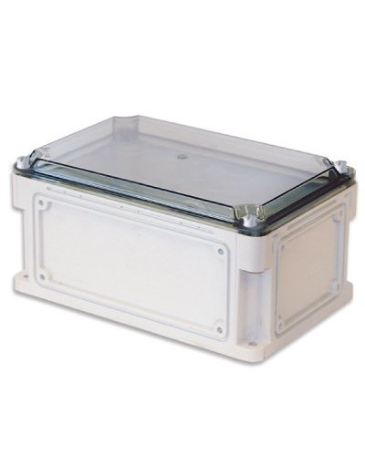 Корпус RAM box 400х200х146, высота крышки 21 мм, IP67 (542211). Корпус с фланцами и прозрачной крышкой, без монтажной платы. ДКС в Твери