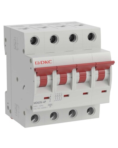 YON max MD63N 4P 20А 6кА C (MD63N-4PC20). Автоматический выключатель. ДКС в Твери