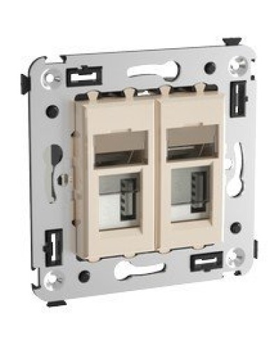 Розетка USB в стену Avanti ванильная дымка (4405543). Розетка USB. ДКС в Твери