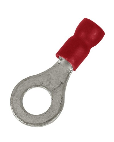 Наконечник НКИ 0,25-1,5 М6 (D6,4мм) с отверстием под винт (100 шт) (2A6P-EE-PVC). Наконечник с отверстием под винт и изолированным фланцем ПВХ. ДКС в Твери