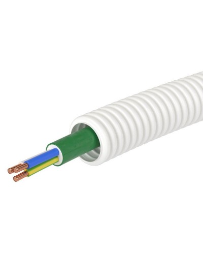 Труба ПЛЛ D20 + ППГнг(А)-HF 3х1,5 (ГОСТ+) (8L82050HF). Гофрошланг с кабелем. ДКС в Твери
