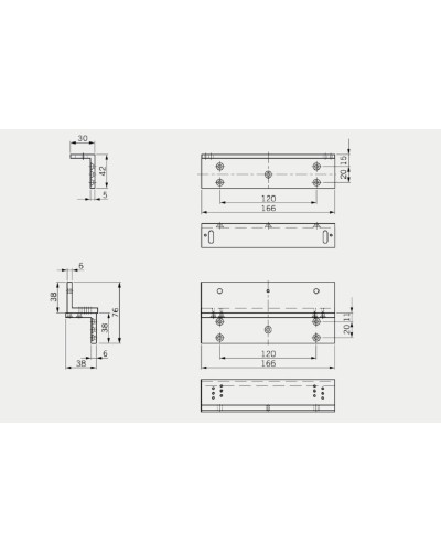 L+Z кронштейн для EMC 600 ALH. L+Z кронштейн для EMC 600 ALH. dormakaba в Твери