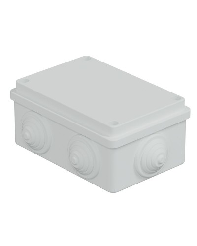 Коробка JBS120 120х80х50, 6 вых., IP55, белая (44008W-1). Коробка монтажная. Экопласт в Твери